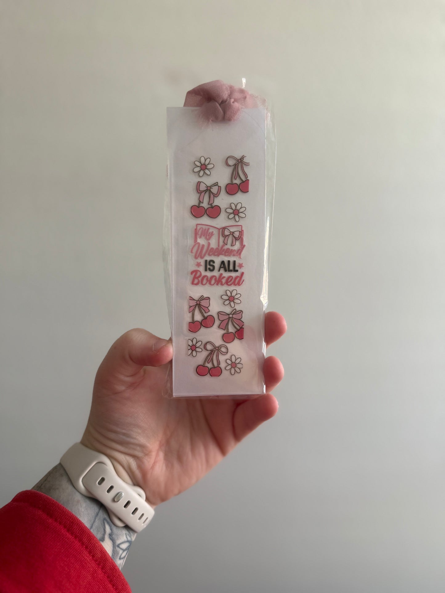 My Weekend is all Booked - Pink Tassel