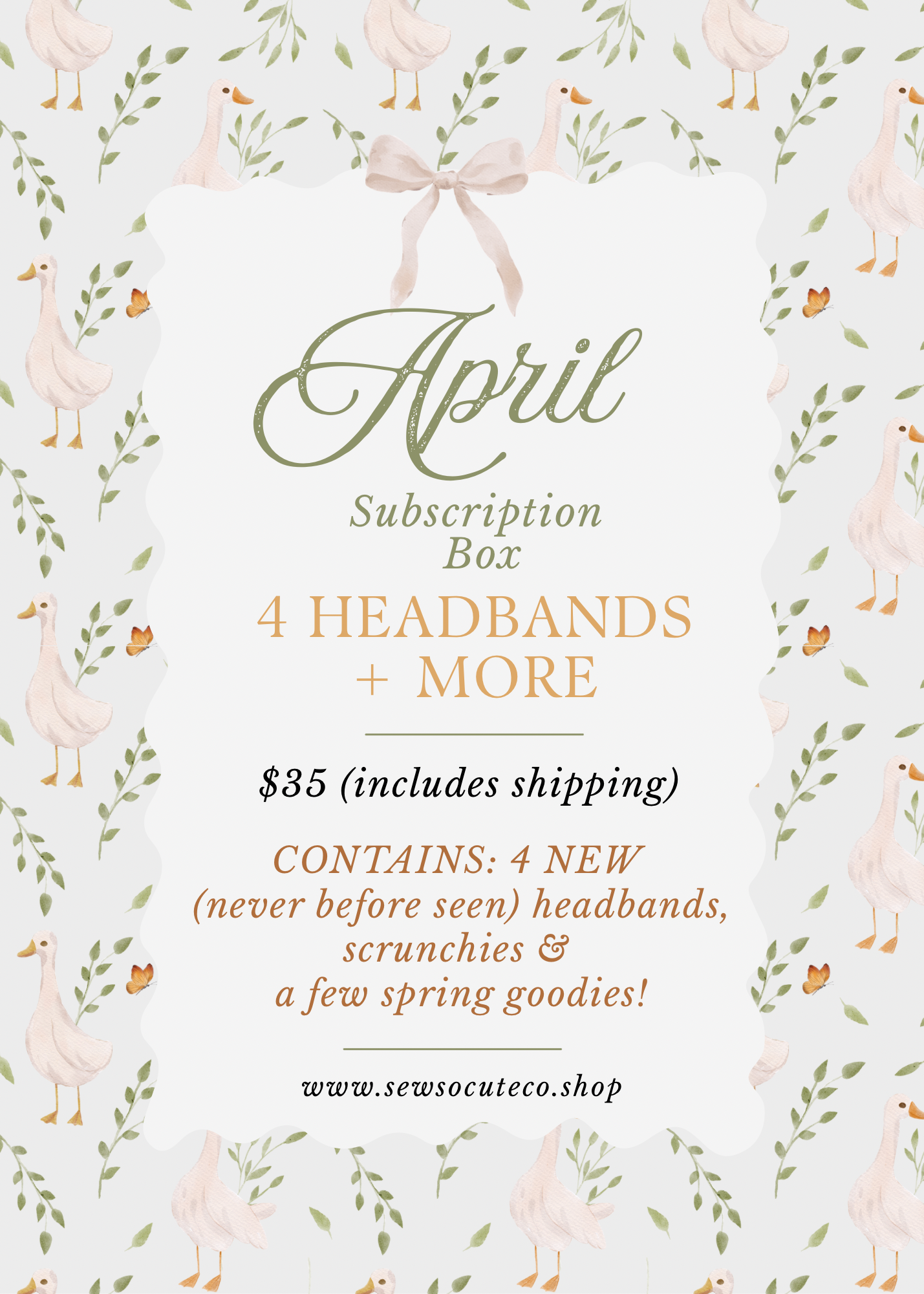 April Subscription Box