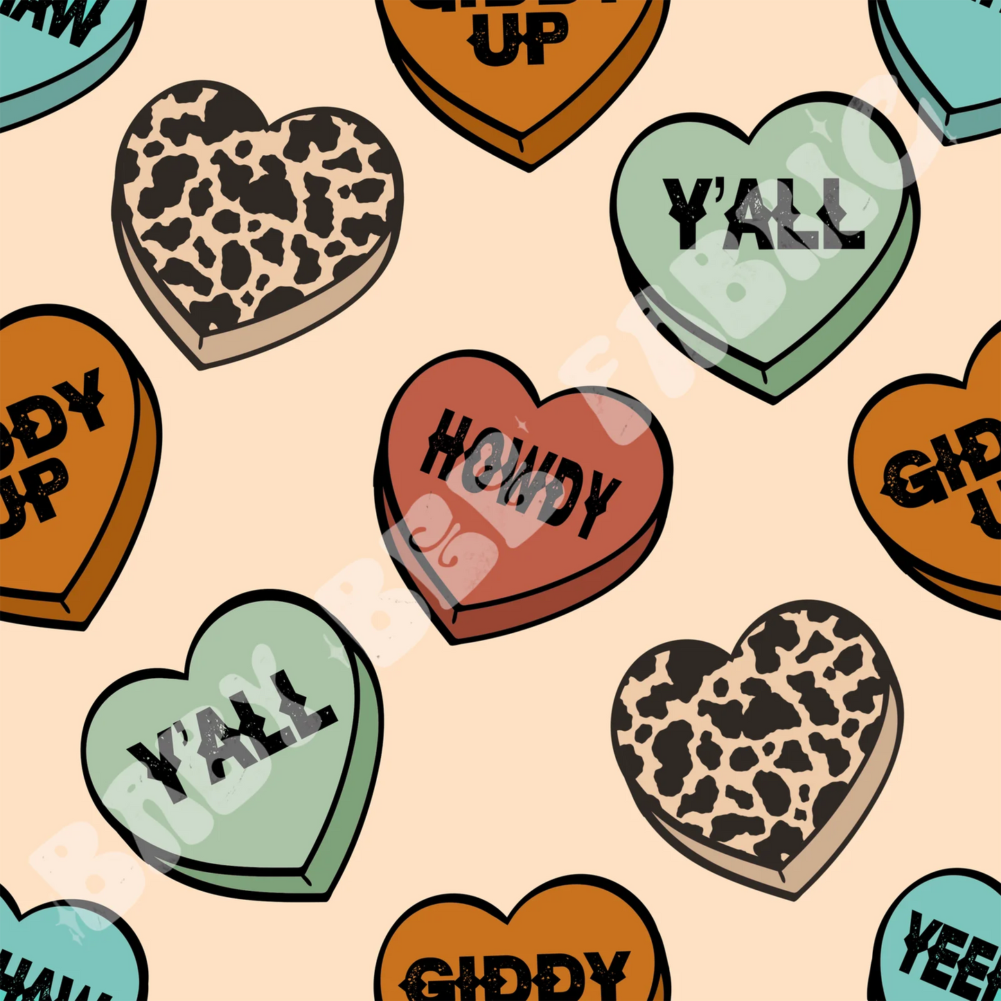 Preorder - Western Conversation Hearts