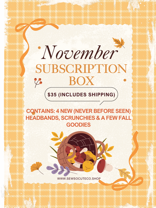 November Subscription Box