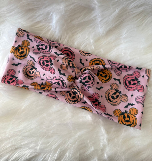 Pink Mickey Pumpkins
