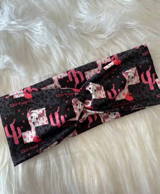 Carhartt Pink & Black Patchwork