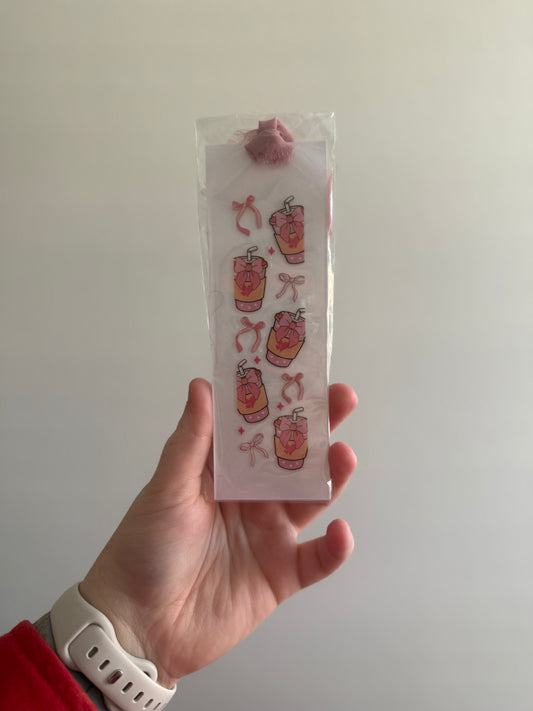 Iced Coffee - Pink Tassel