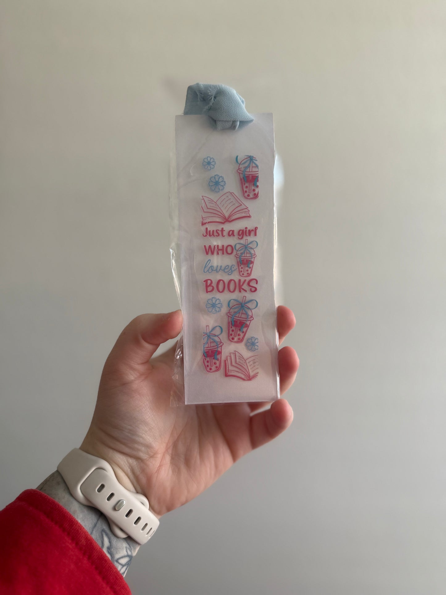 Just a Girl - Blue Tassel