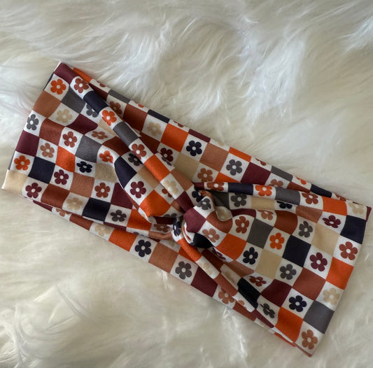 Checkered Fall Floral