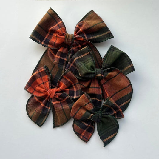 Green + Orange Plaid
