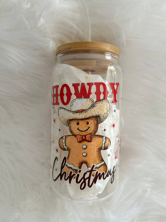 Howdy Christmas - Glass