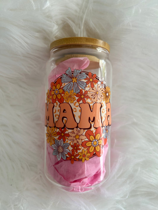 Mama Floral - Glass