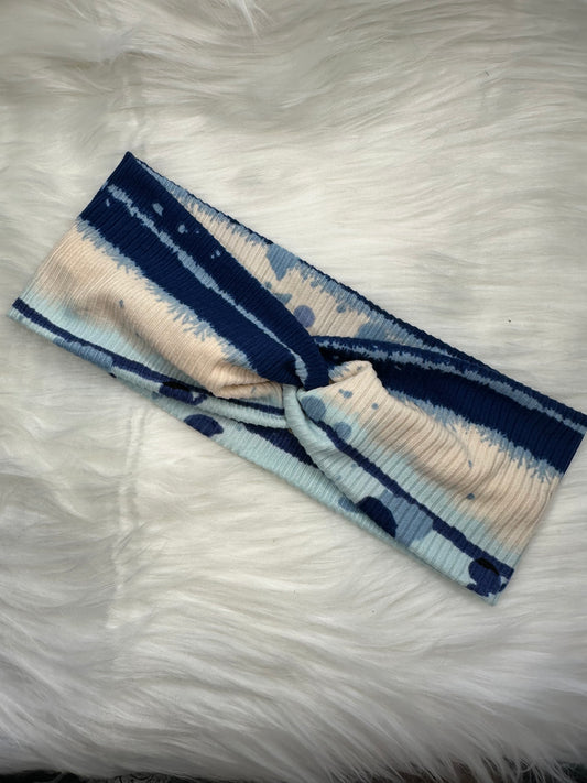 Blue Watercolor - Rib
