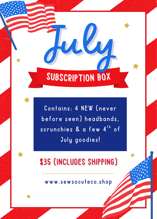 July Subscription Box