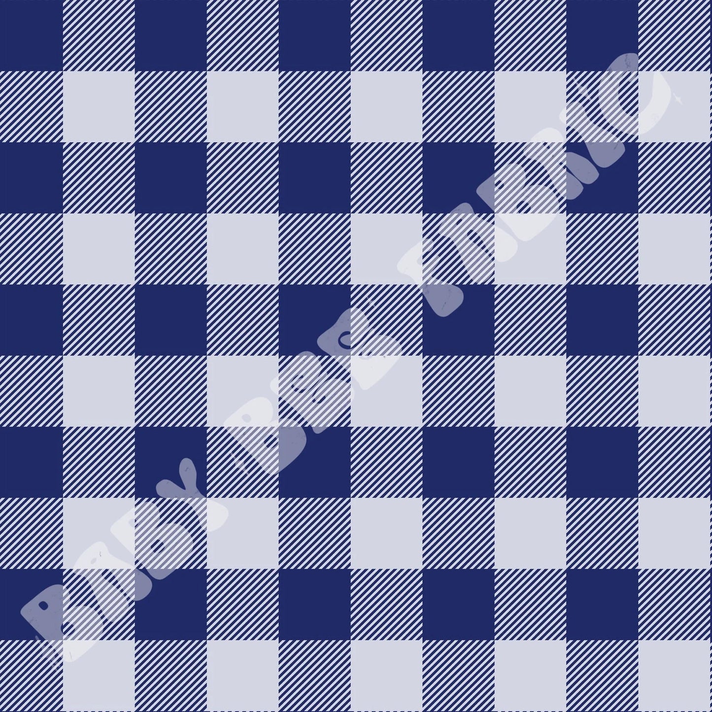 Preorder - Navy Blue Gingham